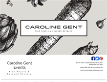 Tablet Screenshot of carolinegentcatering.com